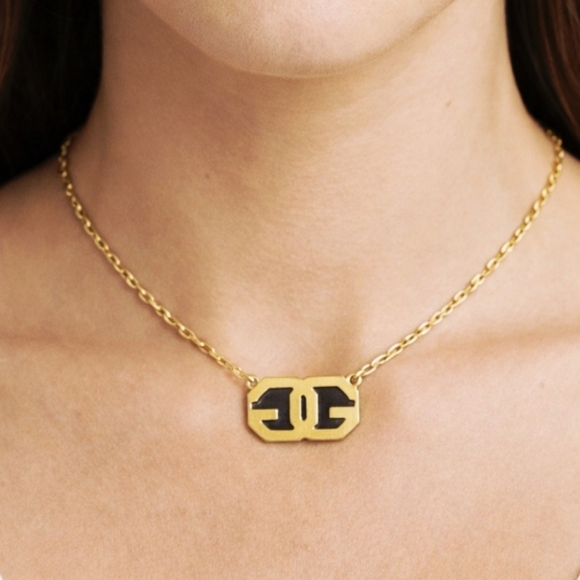 Givenchy Interlocking Double G Gold-plated Necklace